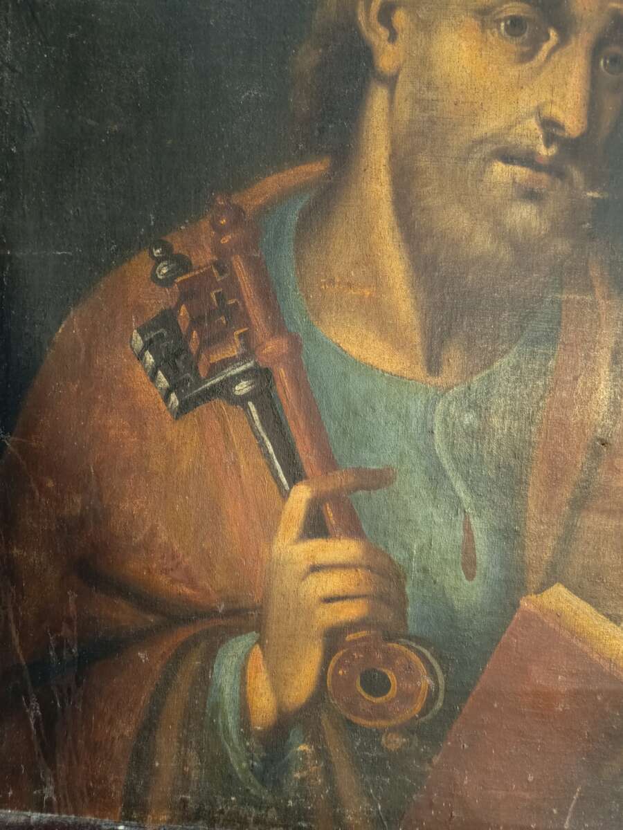 Pintura al óleo sobre Lienzo de San Pedro 2 Pintura al óleo sobre Lienzo de San Pedro - Imagen 2